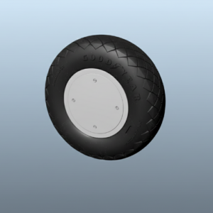 Vultee A-31/35 Vengeance Diamond-thread style wheels