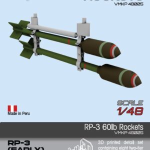 RP-3 (early type) 60 lb 2-tier rocket launcher