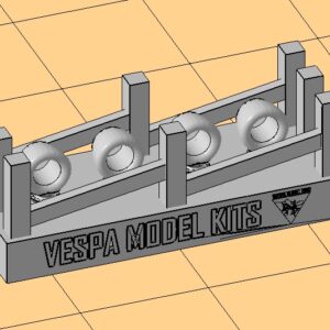VMKP 48012 Regia Aeronautica Late Style Radio Direction Finding Loop Antenna