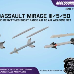 Dassault Mirage III/5/50 and derivatives short range air-to-air weapons set