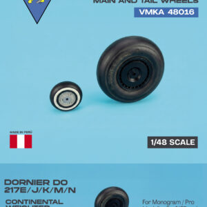 VMKA 48016 Dornier Do 217 E/J/K/M/N weighted wheels for ICM or Revell