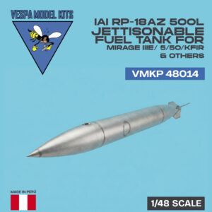 VMKP 48014 IAI RP-18AZ 500l jettisonable fuel tank for Mirage IIIE/5/50/Nesher/Kfir & others