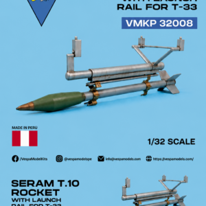 VMKP 32008 SERAM T.10 rockets & launch rails for T-33/AT-33 Shooting Star
