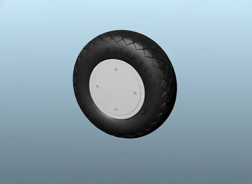 Vultee A-31/35 Vengeance diamond tread wheel set