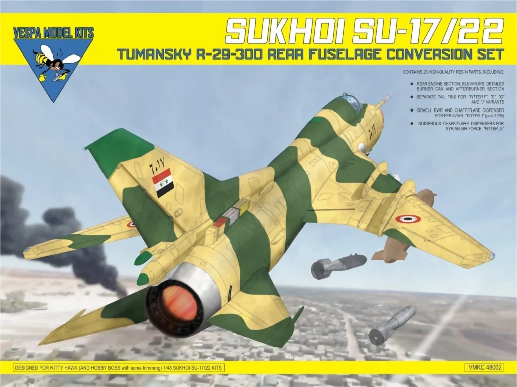 Sukhoi 17/22 with Tumansky R-29-300 rear fuselage conversion