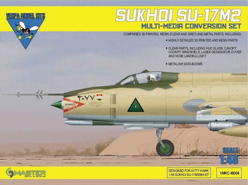 Sukhoi Su-17M2/Su-22 Fitter F conversion for KittyHawk/HobbyBoss