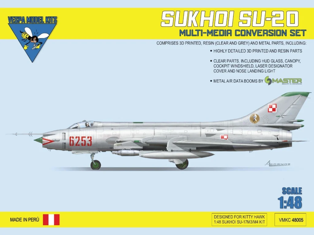 Sukhoi Su-20 "Fitter C" conversion set for KittyHawk/HobbyBoss
