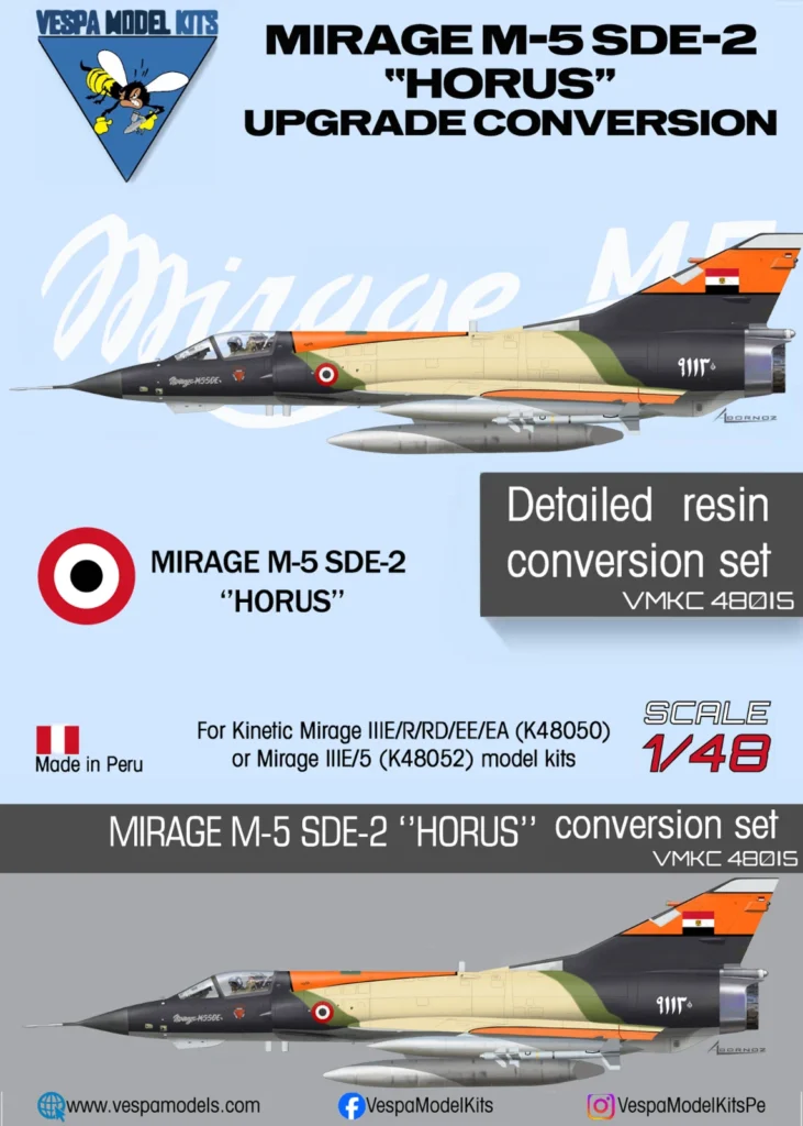 Mirage 5SDE-2 "Horus Upgrade" conversion for Kinetic