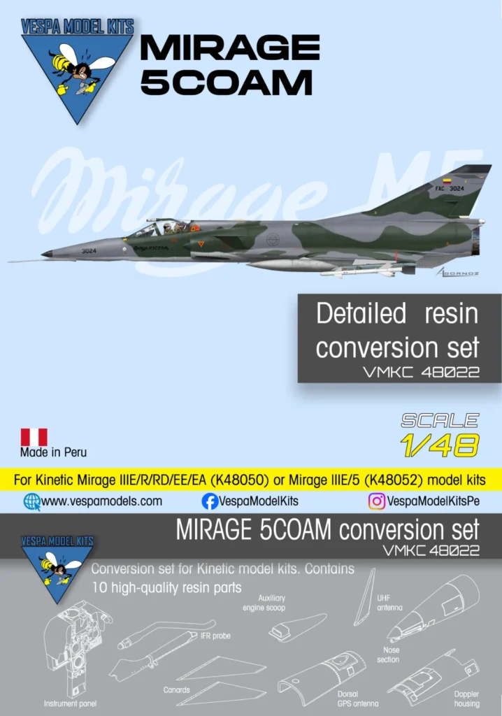 Mirage 5COAM conversion