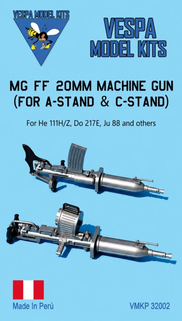Oerlikon MG FF armament set for He 111H, Do 217, Ju 88 and others