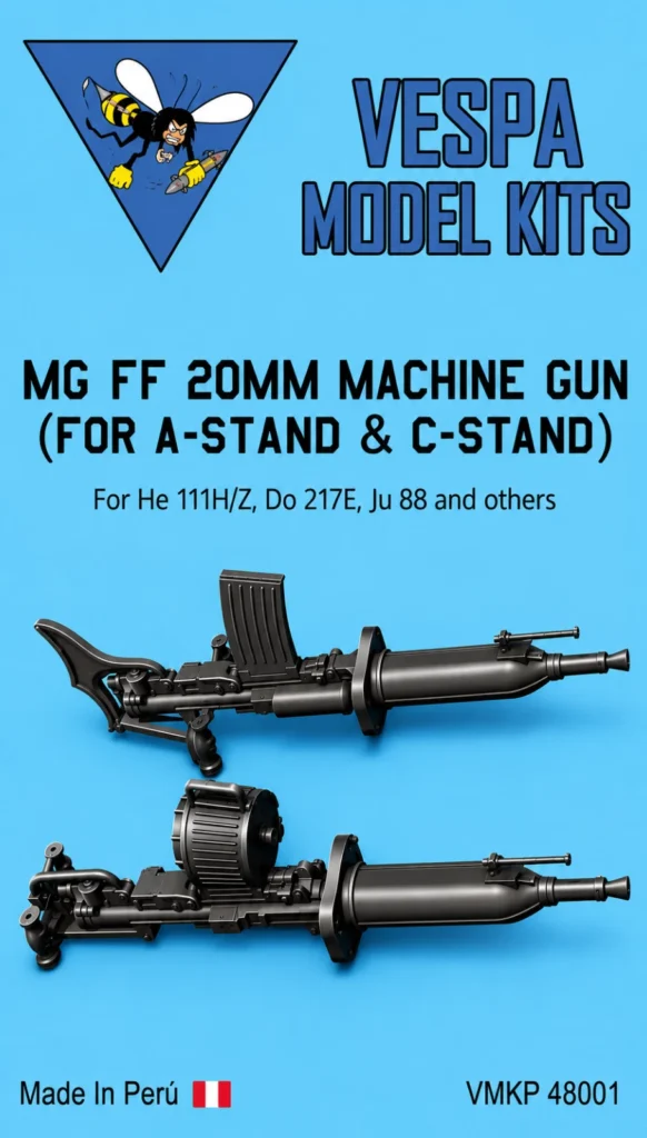Oerlikon MG FF armament set for He 111H, Do 217, Ju 88 and others