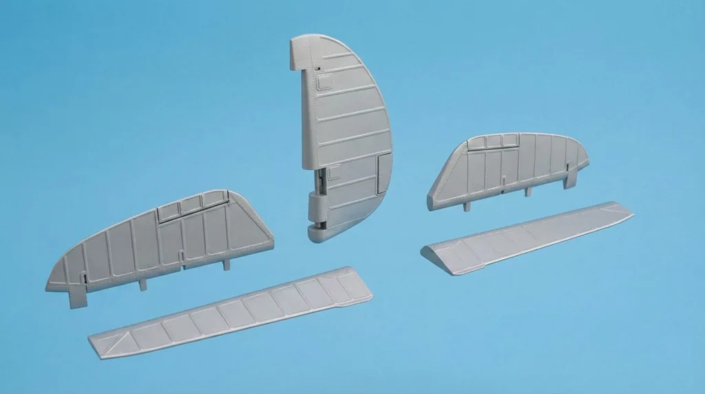 Curtiss H75 Hawk/P-36 Control Surfaces correction set for Clearprop