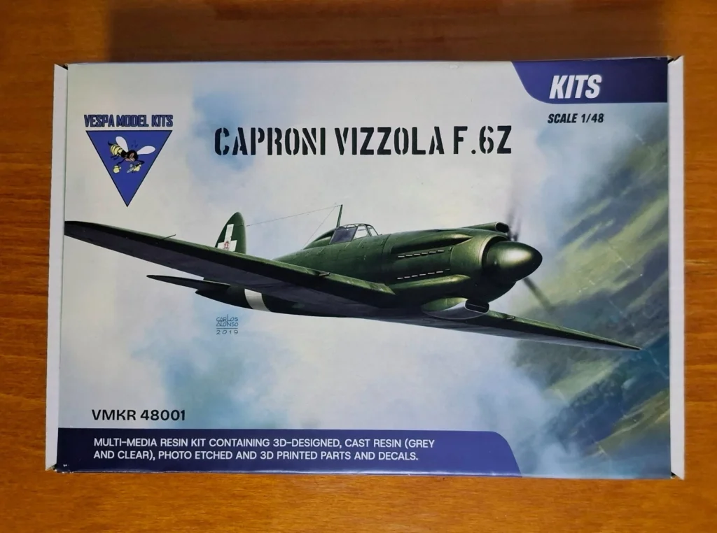 Caproni-Vizzola F.6Z full resin kit + decals & photo etch